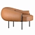 Luxury Leather Armchair: Isola Amura 3D model small image 5