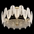 Feathered Elegance Chandelier 3D model small image 2