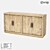 Rustic Pine Chest of Drawers 3D model small image 1