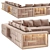 Modular Babylon Rack Sofa 3D model small image 6