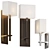 Sleek Comfort: Montana Wall Sconce 3D model small image 1
