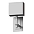 Sleek Comfort: Montana Wall Sconce 3D model small image 5