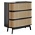 Laora Rattan 3-Drawer Commode 3D model small image 1