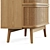 Laora Rattan 3-Drawer Commode 3D model small image 5