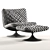 Marilyn Modern Lounge Chair 3D model small image 2