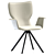 Essen: Russian-Made Metal and Wood Dining Chair 3D model small image 3