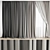 Premium Polygonal Curtain Model 3D model small image 13