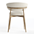 Modern Wood Chair: Oleandro by Calligaris 3D model small image 3