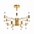 Elegant Ramona Pendant Chandelier 3D model small image 1