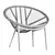 Vintage Rattan Armchair: Timeless Elegance 3D model small image 4