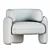 Embrace Armchair: Luxurious Comfort & Stylish Design 3D model small image 4
