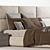 Luxury Fendi Casa Bed - Exquisite Elegance! 3D model small image 2