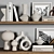 Elegant H&M Decor Set 3D model small image 3