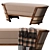 Eco-Friendly Wood Lord Bench 3D model small image 1