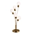 Elegant Aged Brass Table Lamp 3D model small image 1