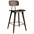 Wooddi Group Lao Bar Stool: Stylish and Comfortable 3D model small image 1