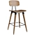 Wooddi Group Lao Bar Stool: Stylish and Comfortable 3D model small image 2