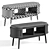 Laora Bench: Stylish Woven Storage 3D model small image 7