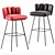 Contemporary GAIA Barstool 56x58xH107cm 3D model small image 1