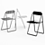 Con.fort Folding Chair: Stylish & Lightweight 3D model small image 5