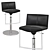  Sleek and Stylish KFF Tibet Bar Chairs 3D model small image 1