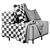 Modern Block Party Armchair 3D model small image 5