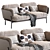 Cloud 2 Seater Sofa 3D model small image 2