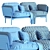 Cloud 2 Seater Sofa 3D model small image 7