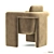 Floria Velvet Accent Chair 3D model small image 5