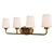 Modern Molly Gold Vanity Light 3D model small image 1