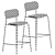 Menu Co Upholstered Bar Stools - Set of 2 3D model small image 2