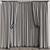 Elegant Window Drapes 3D model small image 3