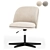 Elegant Alessa Upholstered Chair 3D model small image 1