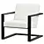 Brookline Chair: Stylish and Versatile Seating 3D model small image 1