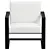 Brookline Chair: Stylish and Versatile Seating 3D model small image 2