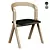 Modern Diverge Chair: Sleek Design 3D model small image 1