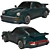 Vintage 1980 Porsche Carrera 911 Turbo 3D model small image 2