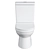 Space-Saving STWORKI Rotenburg Toilet 3D model small image 2