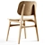 Fredericia Soborg Wood Chair 3D model small image 3