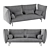 Versatile Ice Breaker Sofa 3D model small image 1