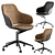 ErgoFlex Office Chair Set 3D model small image 1