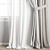 Premium Polygonal Curtain Model 3D model small image 2