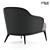 Modern Minotti Leslie Armchair 3D model small image 4