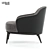 Modern Minotti Leslie Armchair 3D model small image 5