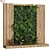 GreenWall Set: Vertical Plant Display 3D model small image 1