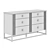 North Side Wide Chest of Drawers 3D model small image 3