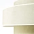 Natural Linen Lampshade 3D model small image 4
