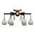 Elegant Astoria Ceiling Chandelier 3D model small image 1