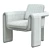 Velvet Floria Chair: Luxuriously Comfortable 3D model small image 5