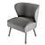 Zara Home Terry Armchair 3D model small image 4